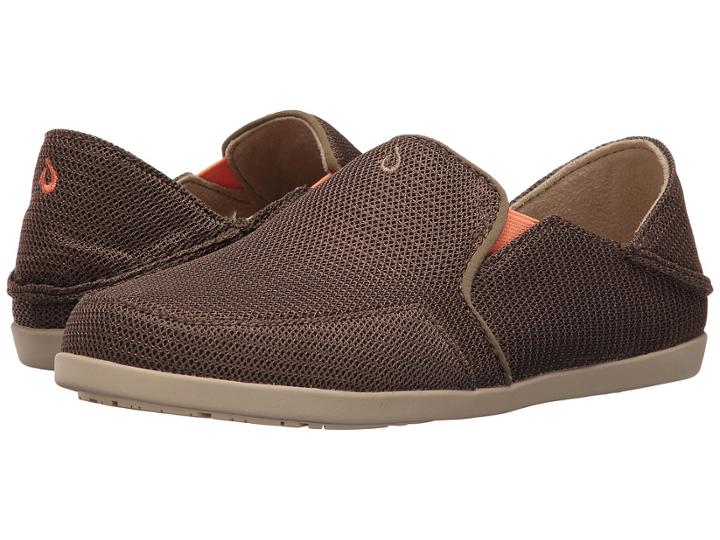 Olukai Waialua Mesh (mustang/melon) Women's Shoes
