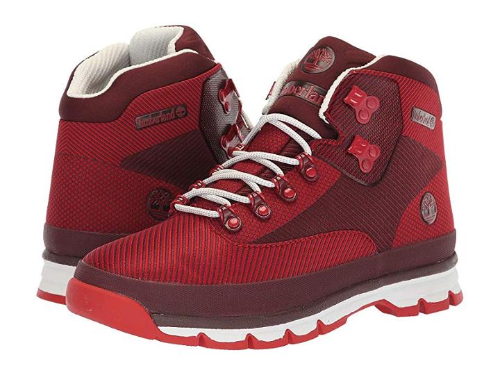 Timberland Euro Hiker Jacquard (red Jacquard) Men's Hiking Boots