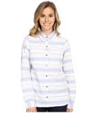 Columbia Pilsner Peaktm Stripe Long Sleeve Shirt (bluebell Stripe) Women's Long Sleeve Button Up
