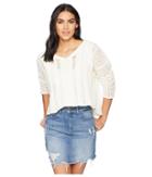 Moon River Sweater Top (ivory) Women's Sweater