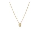 Shashi Mini Hamsa Pendant Necklace (gold) Necklace