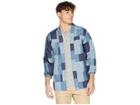 Naked & Famous Kimono Shirt Patchwork Denim (indigo) Men's Clothing