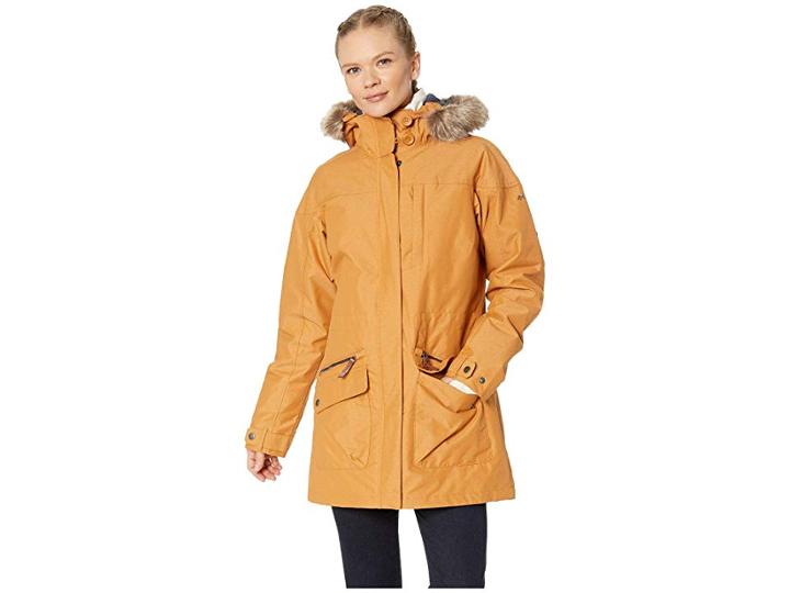 Columbia Carson Pass Ic Jacket (canyon Gold/india Ink) Women's Coat