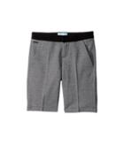 Lanvin Kids Dress Shorts (toddler/little Kids) (black/white) Boy's Shorts