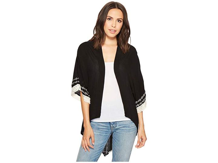 Steve Madden Pointed Back Topper (black) Women's Clothing