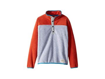 Burton Kids Spark Anorak (little Kids/big Kids) (gray Heather/bitters) Kid's Coat