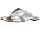 Marc Jacobs Aurora Flat Sandal (silver) Women's Shoes