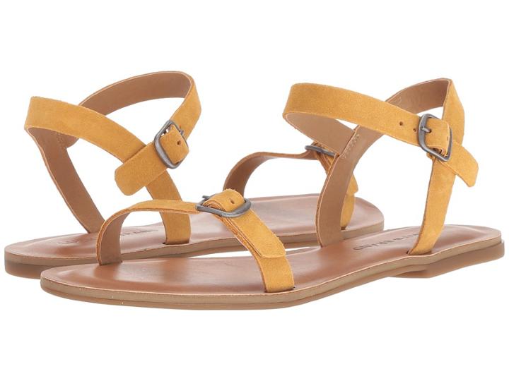 Lucky Brand Adymaris (saffron Oilsue) Women's Flat Shoes