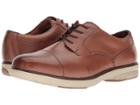 Nunn Bush Melvin Street Cap Toe Oxford With Kore Slip Resistant Walking Comfort Technology (camel Multi) Men's Lace Up Wing Tip Shoes