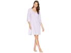 Carole Hochman Long Sleeve Sleep Shirt (lavendar/print) Women's Pajama