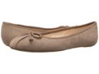 Nine West Batoka Ballerina Flat (dark Natural/dark Natural Suede) Women's Shoes