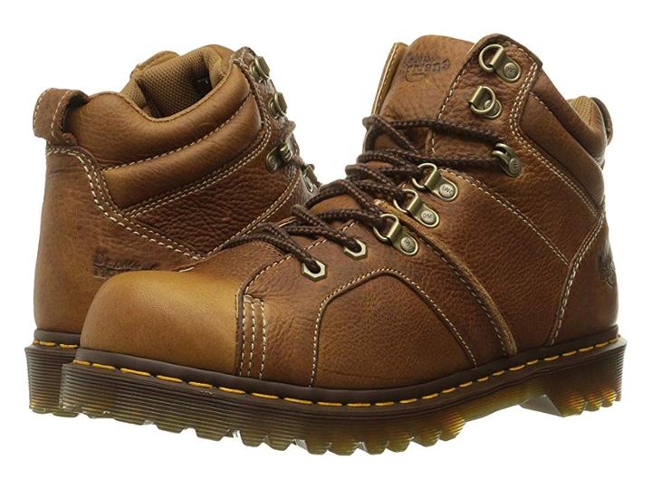 Dr. Martens Fynn (tan Grizzly) Men's Lace-up Boots