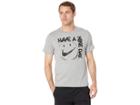 Nike Nsw Tee Nike Day 2 (dark Grey Heather/black) Men's Clothing
