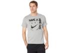 Nike Nsw Tee Nike Day 2 (dark Grey Heather/black) Men's Clothing