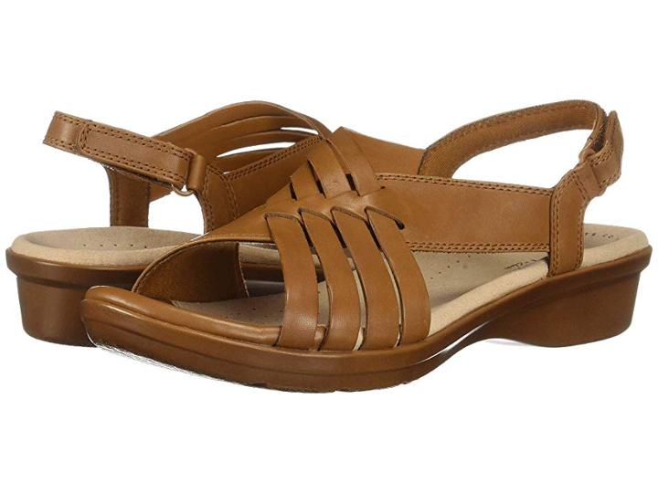 Clarks Loomis Cassey (tan Leather) High Heels