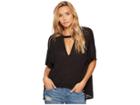 Free People Jordan Tee (black) Women's T Shirt