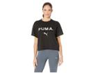 Puma Chase Mesh Tee (puma Black) Women's T Shirt