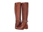 Michael Michael Kors Heather Boot (dark Caramel Polished Cow Leather) Women's Boots