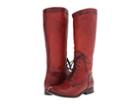 Frye Melissa Riding Lace (burnt Red Soft Vintage Leather) Cowboy Boots