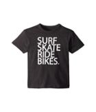 Chaser Kids Vintage Jersey Surf Skate Bike Tee (toddler/little Kids) (vintage Black) Boy's T Shirt