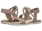 Ecco Touch Embellished Sandal (moon Rock Calf Leather) Women's Sandals