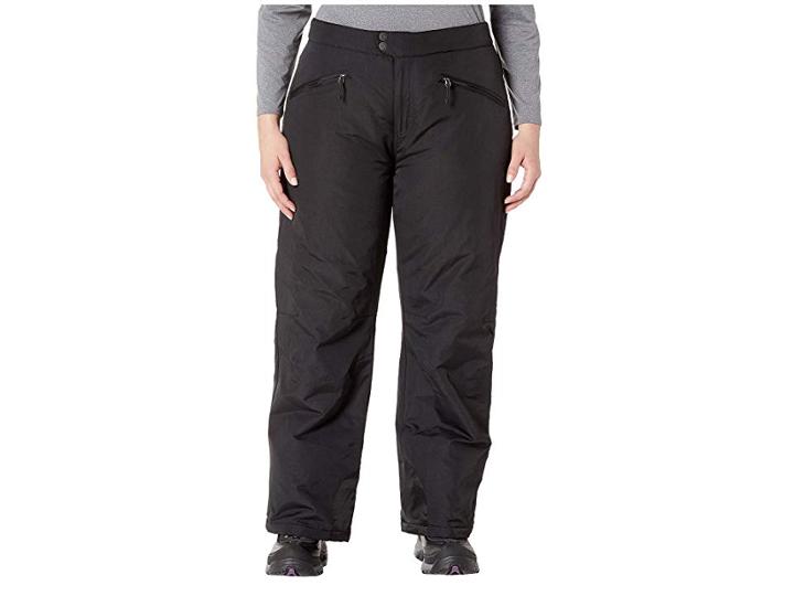 White Sierra Plus Size Toboggan Insulated Pants (black) Women's Casual Pants