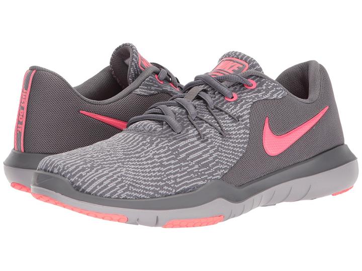 Nike Flex Supreme Tr 6 Training (gunsmoke/metallic Silver/white) Women's Cross Training Shoes
