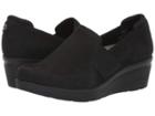 Anne Klein Invite Flat (black Nubuck) Women's Flat Shoes