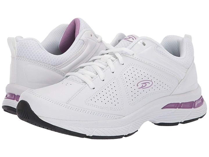 Dr. Scholl's Transit (white/lilac Action Leather) Women's Shoes