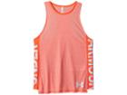 Under Armour Kids Threadborne Tank Top (big Kids) (neon Coral Fade Heather/neon Coral) Girl's Sleeveless