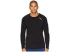 2xu Heat Long Sleeve Run Tee (black/black) Men's T Shirt