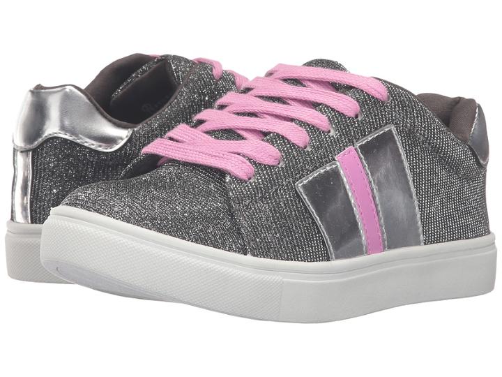 Steve Madden Kids Spinn (little Kid/big Kid) (silver) Girl's Shoes