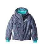 Spyder Kids Lola Jacket (big Kids) (baltic Geo Print) Girl's Jacket