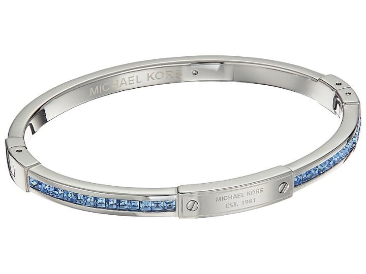 Michael Kors Color Crush Slim Bracelet Bangle (silver) Bracelet