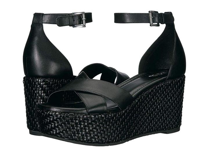 Michael Michael Kors Desiree Wedge (black) Women's Shoes