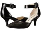 Anne Klein Fabulist (black Leather/reptile) High Heels