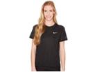 Nike Dry Miler Short-sleeve Running Top (black) Women's Short Sleeve Pullover