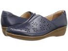Clarks Everlay Dairyn (navy Leather) Women's  Shoes