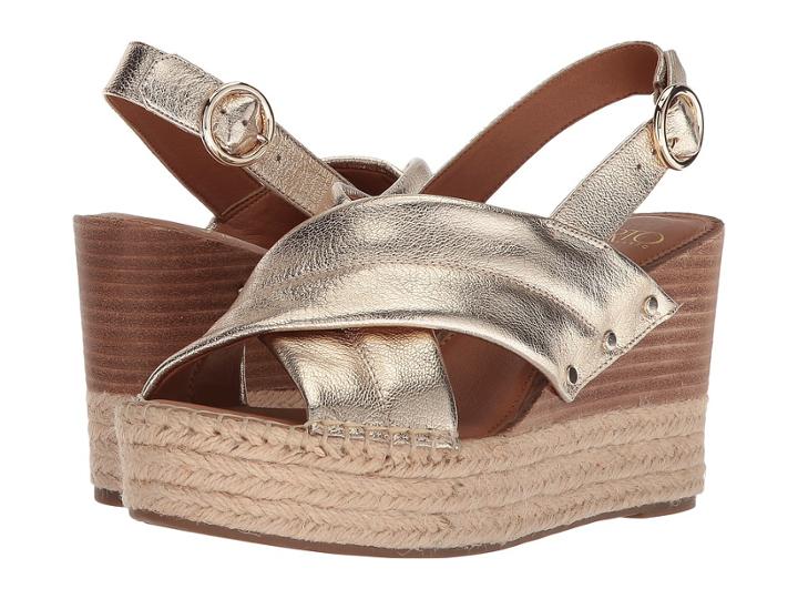 Franco Sarto Niva By Sarto (platino) Women's Sandals
