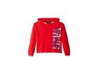 Tommy Hilfiger Kids Popover Hoodie (big Kids) (haute Red) Girl's Sweatshirt