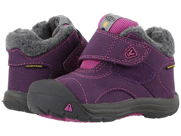 Keen Kids Kooteny Wp (toddler) (wineberry/dahlia Mauve) Girls Shoes