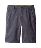 Under Armour Kids Match Play Printed Shorts (little Kids/big Kids) (rhino Gray/sulfur/rhino Gray) Boy's Shorts