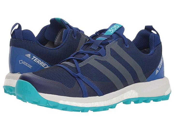 Adidas Outdoor Terrex Agravic Gtx (mystery Ink/grey One/hi-res Aqua) Women's Shoes