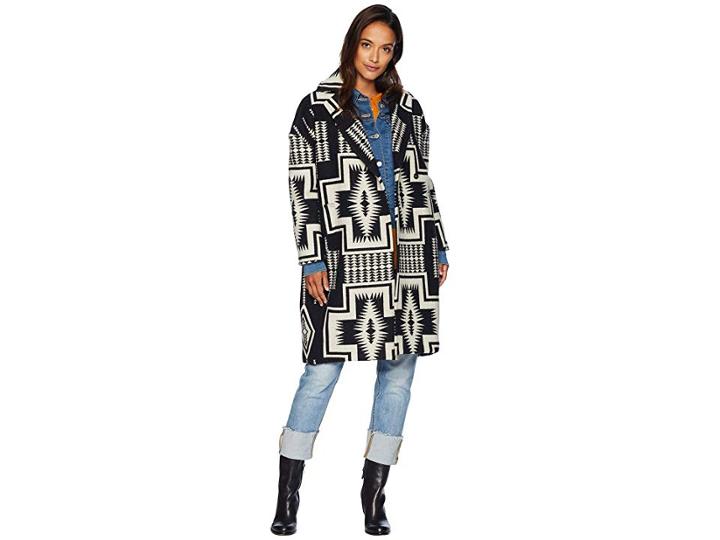 Pendleton Harding Cocoon Coat (harding Jacquard) Women's Coat
