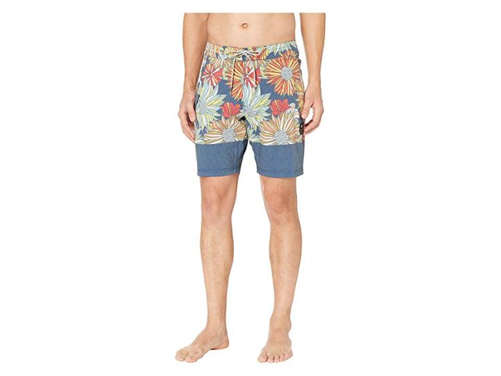 Vissla Ligularia Boardshorts 18.5 (dark Denim) Men's Swimwear