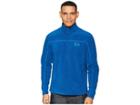 Mountain Hardwear Microchilltm Lite Zip T (nightfall Blue) Men's Long Sleeve Pullover