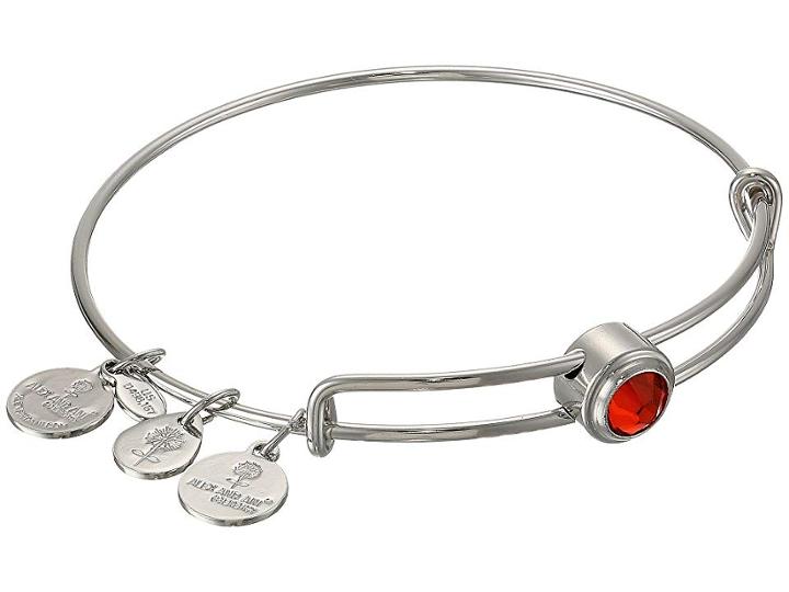Alex And Ani Hyacinth Energy Sacred Studs Bangle (silver Plated) Bracelet