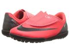 Nike Kids Vaporx 12 Club Cr7 Tf Soccer (toddler/little Kid) (bright Crimson/black/chrome) Kids Shoes