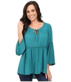 Scully Honey Creek Veronica Top (green) Women's Clothing