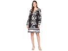 Hale Bob Chart Topper Matt Microfiber Jersey Emmabeth Dress (black) Women's Dress